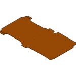 Laadvloer Volkswagen T6 L2 9mm antislip
