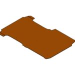 Laadvloer Volkswagen T6 L1 9mm antislip
