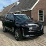 Cadillac Escalade grijs kenteken b-stijl ombouw