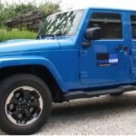 Jeep Wrangler Unlimited JK grijs kenteken ombouw