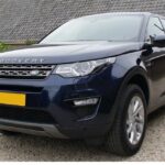 Land Rover Discovery Sport grijs kenteken ombouw