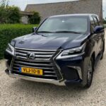 Lexus RX450 grijs kenteken ombouw