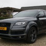 Audi Q7 Type 4L grijs kenteken ombouw