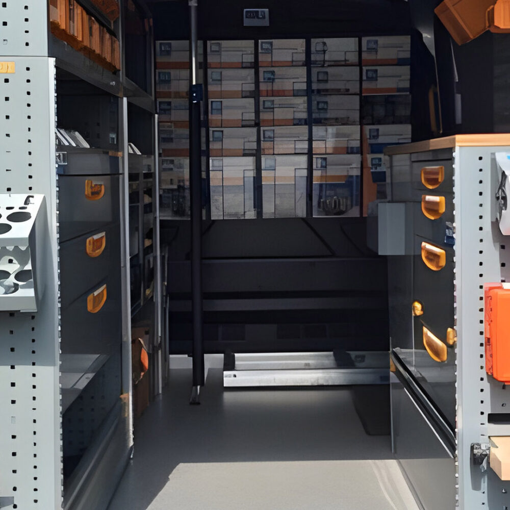 Bedrijfswageninrichting bouwpakket door Transcare Solutions